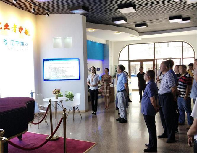 白塔区政协及各委办局向导一行莅临K8凯发集团双创孵化基地调研指导