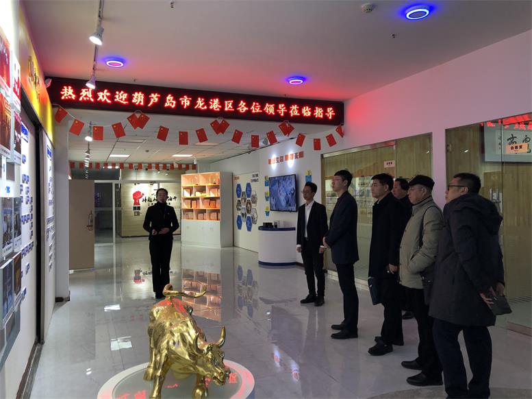 辽宁省葫芦岛市龙岗区常务副区长付国一行莅临K8凯发集团集团考察财路大数据项目
